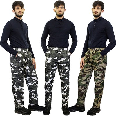 Mens 3 IN 1 Zip Off Trouser Combat 