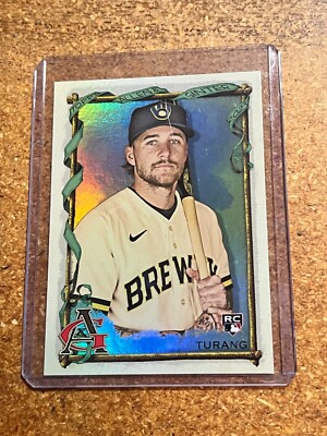 2023 Topps Allen & Ginter Baseball Hot Box Foil # 292 Brice Turang RC