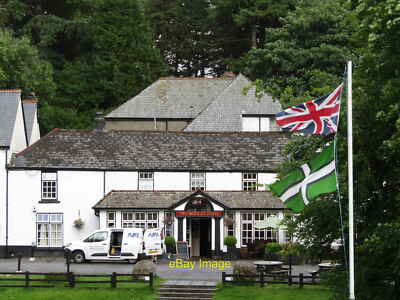 Foto 12x8 Zwei Brücken Hotel Historisches Dartmoor Hotel, das seinen Namen trägt c2021
