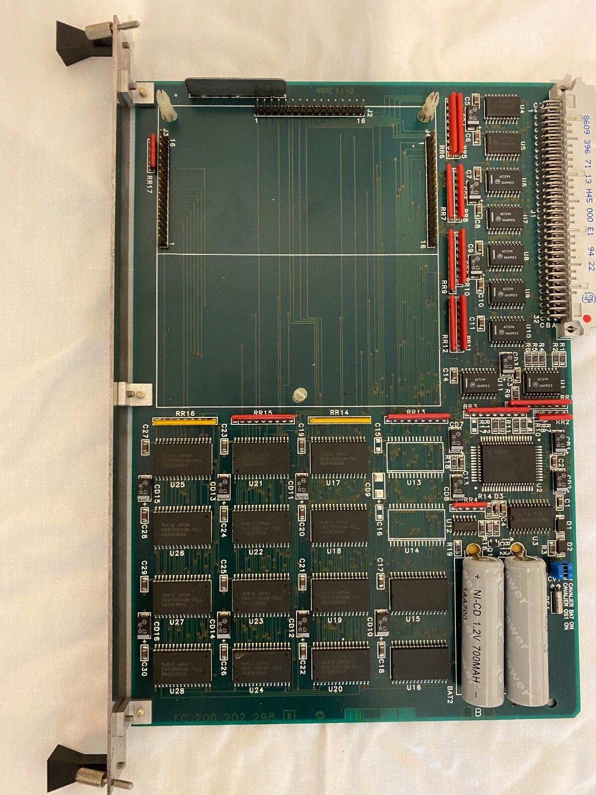 Carte Mémoire V2 1,7MO NUM 1060 - 0204 202 301 - FC 200202298 - CN NUM 1060 
