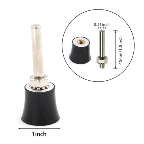 1/2/3 inch Sanding Disc Holder 1/4" Round Hex Mandrel Roll Lock Pad Rotary Tool - Picture 9 of 12