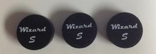  3 AUTHENTIC - BLACK Wizard SOFT Pool Cue Tips - 14.00mm -11 Laminated Layers