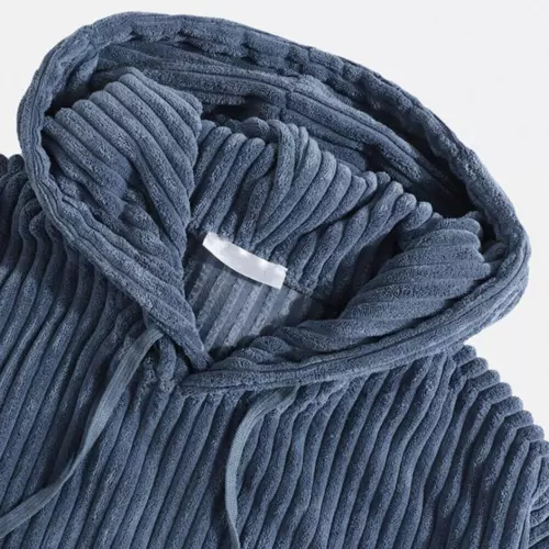 Herren Cord Bluse Hoodie Tops Training Freizeit Kapuze Mantel Pullover Sweatshirts - Bild 10 von 32
