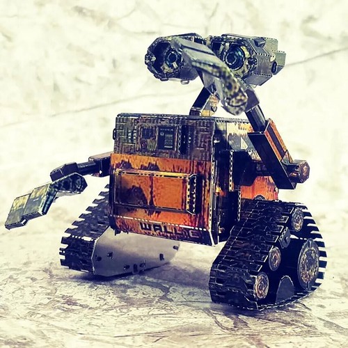 ( ͡° ͜ʖ ͡°). Puzzle 3D en métal ROBO WALL-E. #53# + Cadeau - Photo 3/14