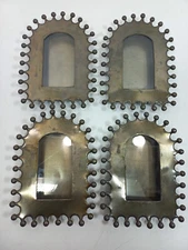 Set of 4 PUNCHED TIN NICHOS handmade mexican folk art southwester wholesale lot