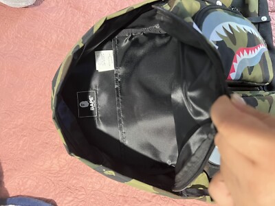 Bape Shark Backpack 2019 Green Camo | eBay