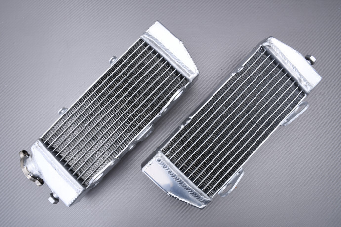 Radiateurs de refroidissement alu pour Beta RR 125 R LC 2019-x finition soudée TIG