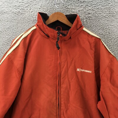 American Eagle Performance Jacket Mens XL Orange Long Sleeve Full