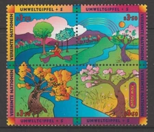 UNITED NATIONS VIENNA 1997 "Earth Summit+5" 5th Anniv of U.N. Environ. MNH $1.80