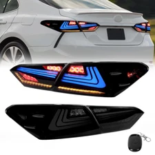 Tail Lights for Toyota Camry 2018 2019 2020-2024 Color Changeable RGB Tail Lamp