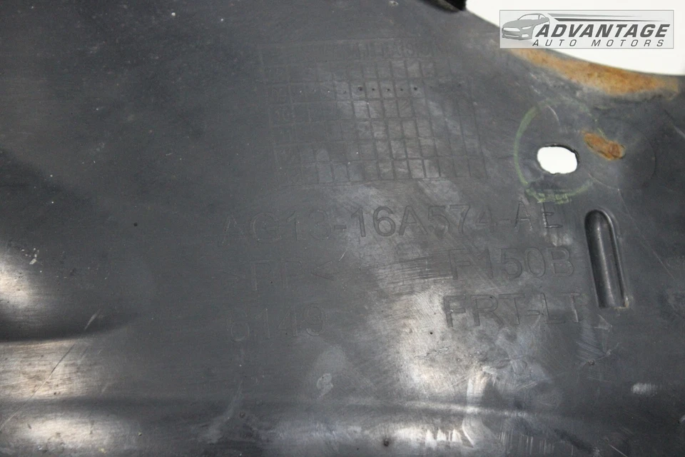 Ford Taurus 2010-2019 guardabarros delantero izquierdo del lado del conductor forro protector contra salpicaduras OEM Foto 4 de 4
