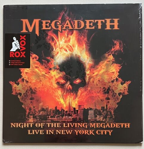Megadeth Night Of The Living Megadeth New York 1994 Sealed Red Vinyl LP