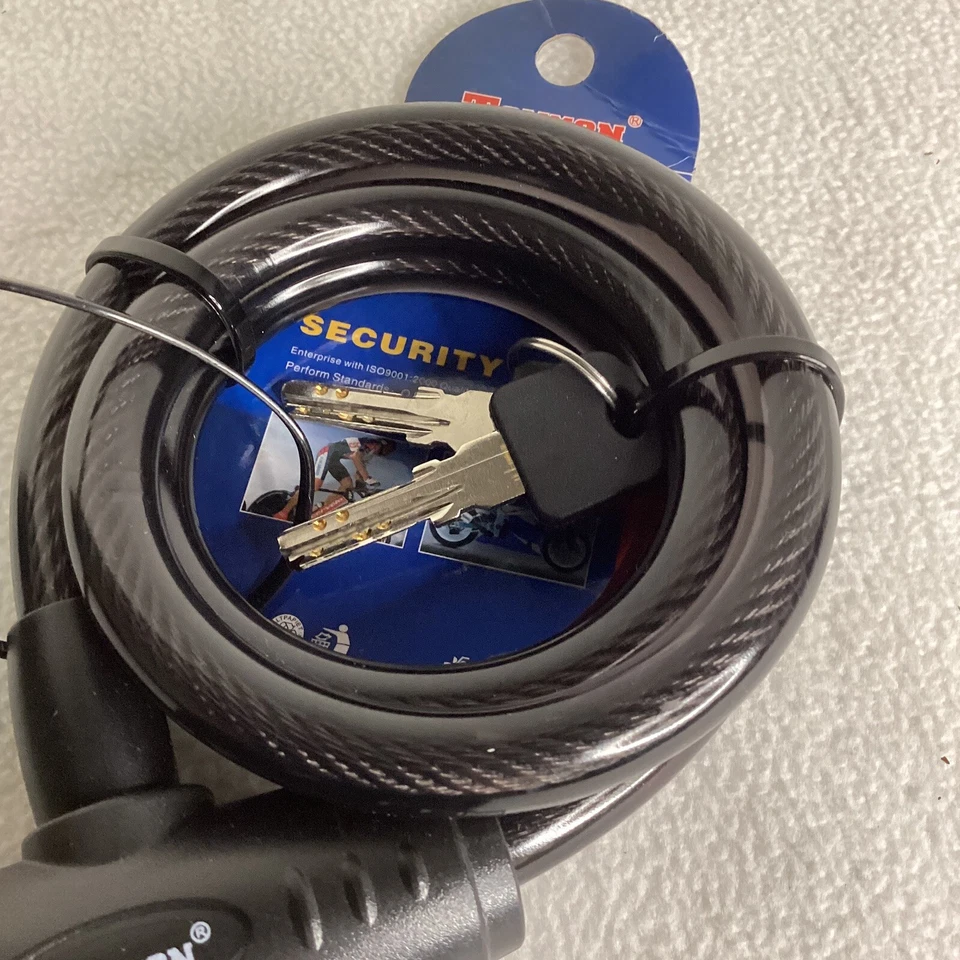 Tonyon TY588E Anti Theft Bike Lock Steel Wire Bicycle Security Cable Locks - Image 2 of 4