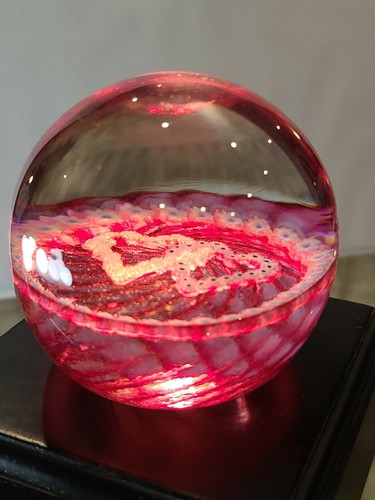 Caithness Scotland Luckenbooth (R31556) - Vintage Paperweight - Entwined Hearts - Picture 3 of 8
