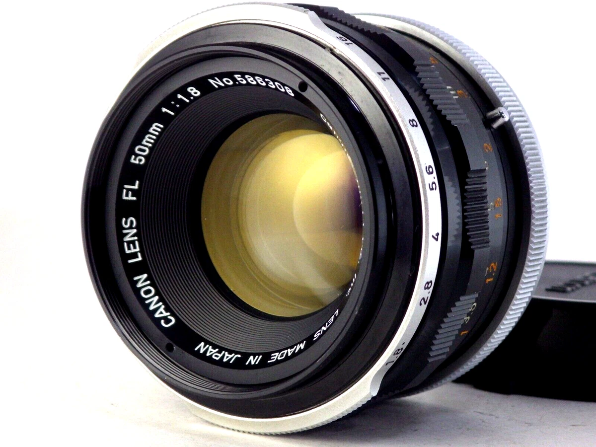 Canon f/1.8 Camera Lenses FL 50mm Focal for sale - eBay