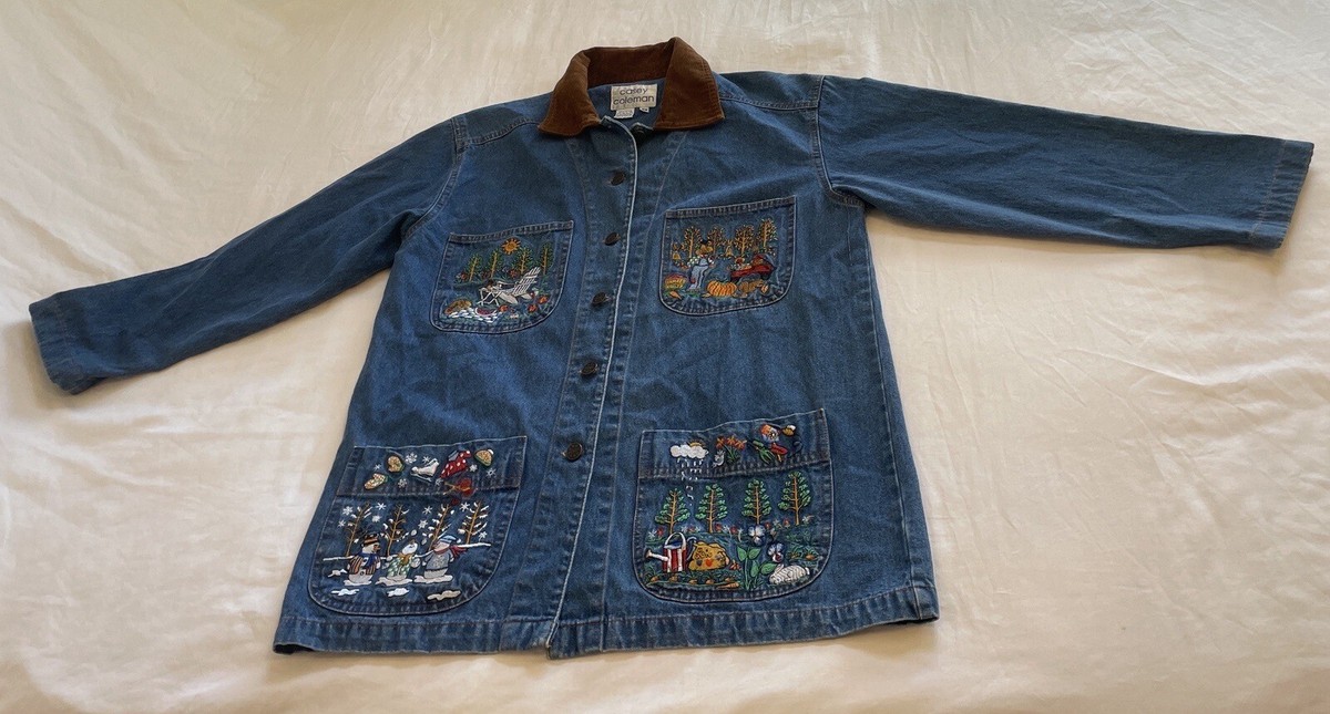 casey coleman ロング丈Gジャン　indigo デニム casey coleman ロング丈Gジャンindigo デニム