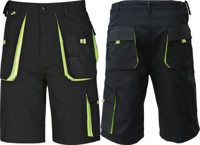 Restposten Power Arbeitsshort kurze Arbeitshose Herren schwarz weiß grau