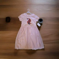 NWT Wonder Nation Pink Unicorn Tulle Tutu Dress Girls XXL 18