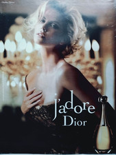 J'adore Dior Vintage Print Ad !! " New Perfume For Women " Charlize Theron