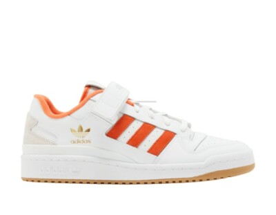 Adidas Forum 84 Low Shoes Cloud White / True Orange/ Gum GY2647 Men's Size 9.5