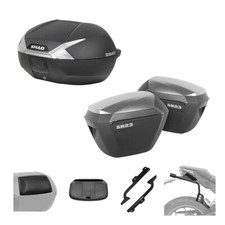 SHAD Trunk Kit SH47W and SH23A 3P Suitcases for KTM 390 ADVENTURE 2020-2024