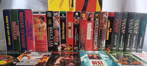 kill bill volume 1 and 2 VHS King Fu Martial Arts Lot x29 Bruce Lee Jackie Chan - Foto 4 di 15