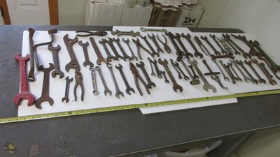 60 OLD & VINTAGE SHOP & FARM WRENCH TOOL WIND CHIME WELD CRAFT