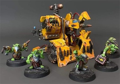 Presale Orks Mek Gunz: Smasha Gun Warhammer40k Pro Painted Miniature Commission