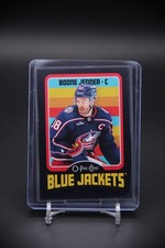 2024-25 O-PEE-CHEE HOCKEY RETRO BLACK BORDER 35/100 BOONE JENNER COLUMBUS #125