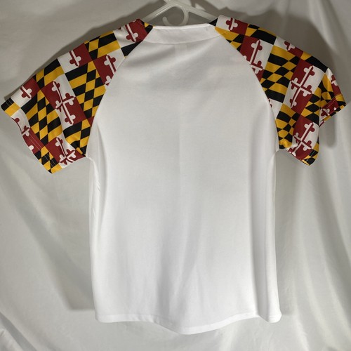 Baltimore Orioles Maryland Flag 2019 SGA White Jersey Adult Size Medium - Imagen 4 de 4