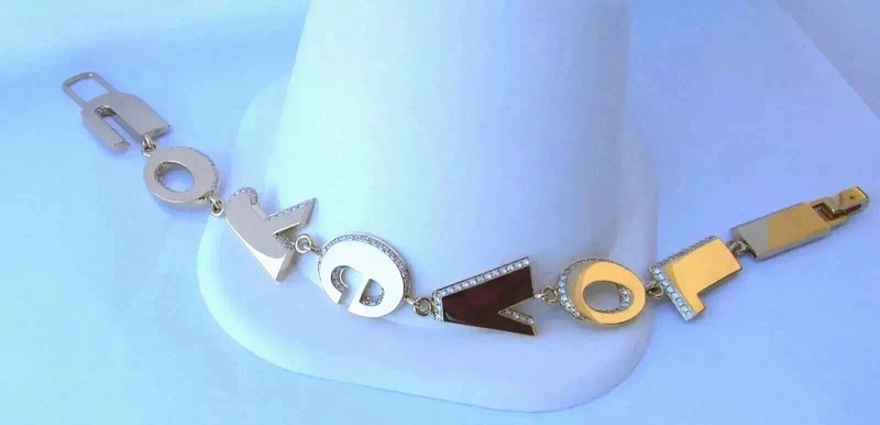 "I LOVE YOU" DIAMOND BRACELET 18K