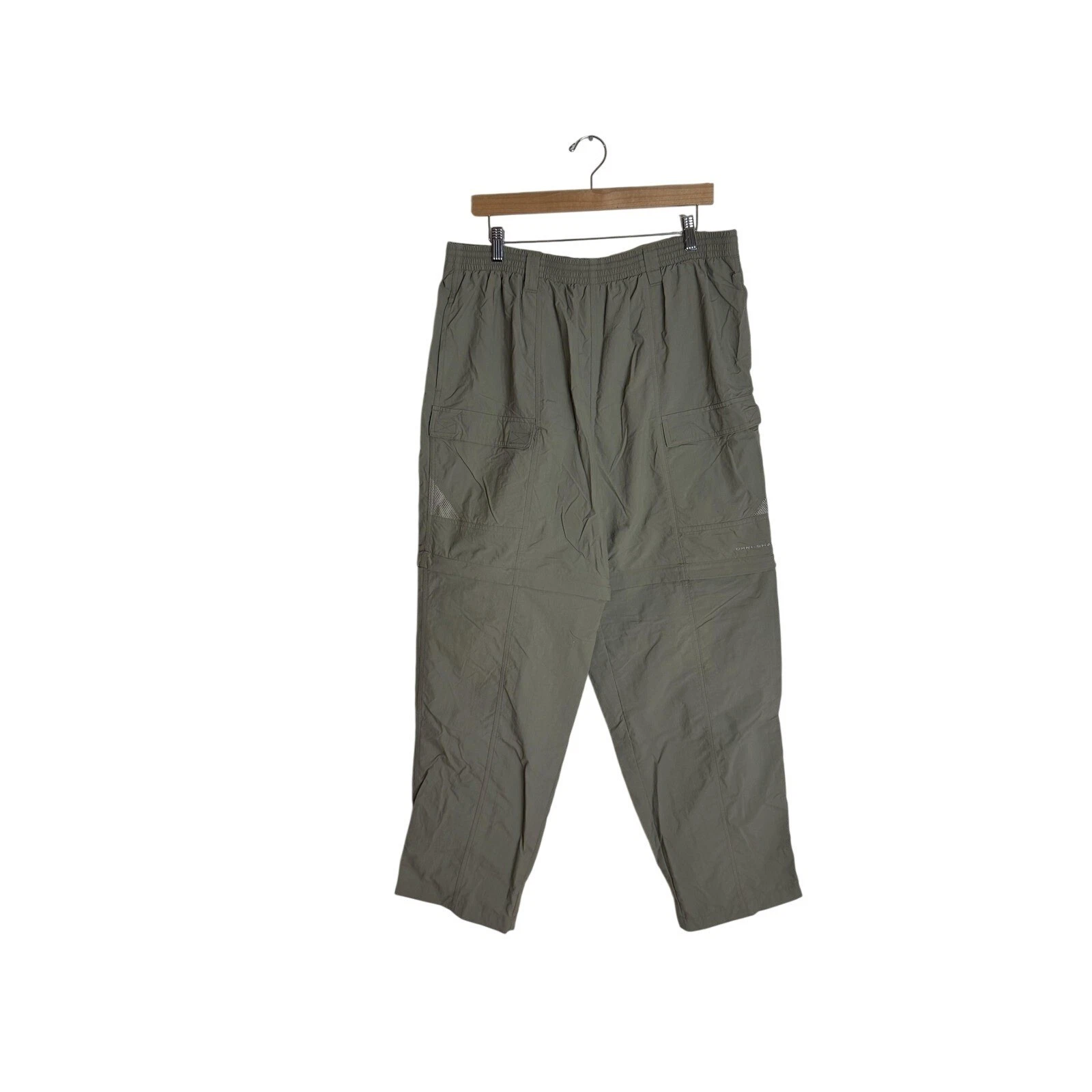 Columbia PFG Pants Mens Large Omni-Shield Nylon Fishing Convertible outdoors