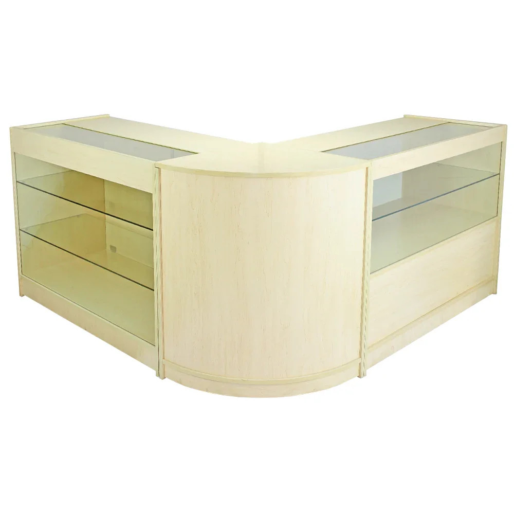 MonsterShop Solar Shop Counters Set & Glass Retail Showcase