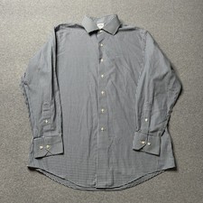 Brooks Brothers Shirt Mens 16.5 4/5 Blue Cotton Regent Fit 346 Non-Iron Preppy