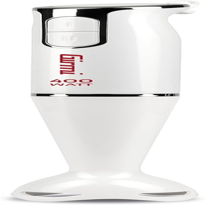 MX04 Mixer a Immersione 400 Watt, 2 Velocità, Motore DC, Lame INOX, Piede Anti-S