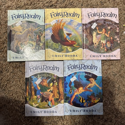 #ad Fairy Realm 5 Book Set Emily Rodda 2 6 Hardcover $15.30