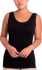 Skinny Girl Smoothers  Shaper Tank Top Size L 10-12 Black Cami compression vest