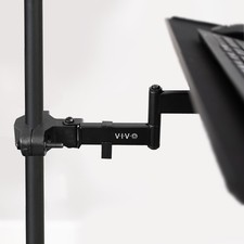 VIVO Steel Universal Full Motion Pole Mount, 26 Inch Keyboard and Mouse Tray