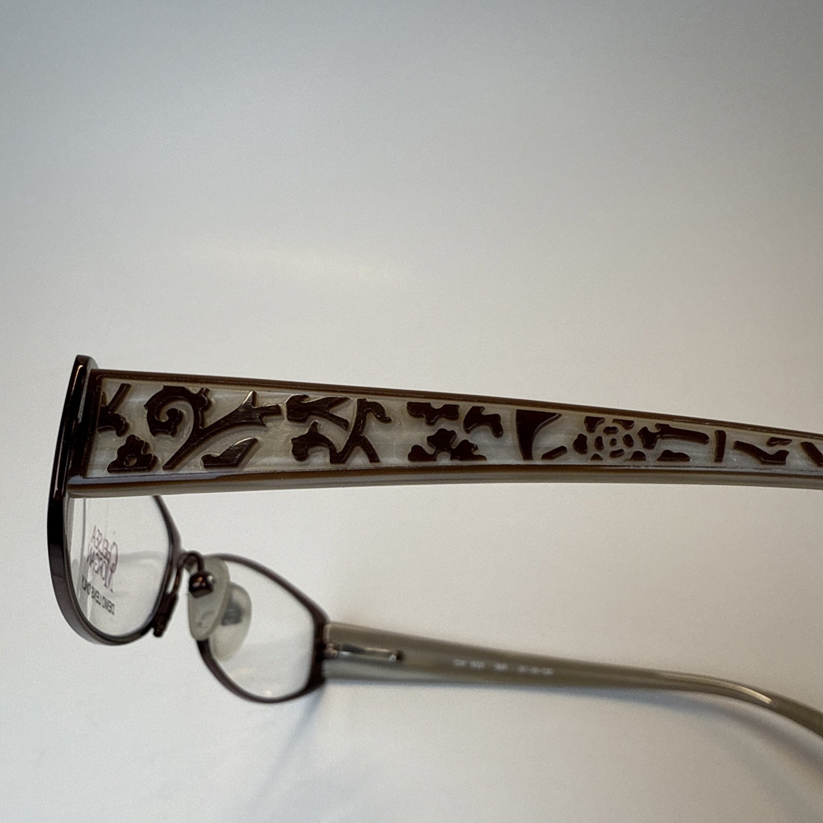 Chelsea Morgan CM823 Brown Eyeglasses Frame ONLY Women Full Rim 51-16-130