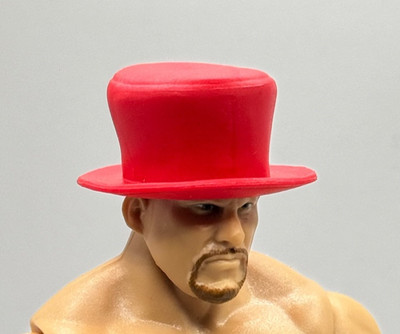 WWE Red Top Hat Accessory Mattel Figure Prop 1/12 G5