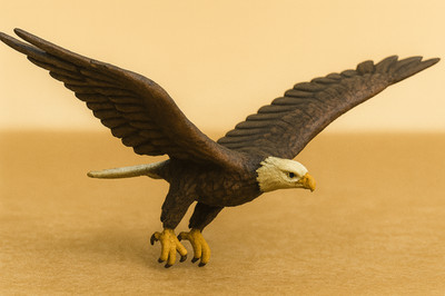 Unbemalte Waage Adler fliegen für Wildtiere, Abenteuer Dioramen A50