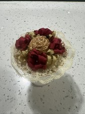 Vintage miniature Dollhouse 1:12 Scale Handmade Straw Hat