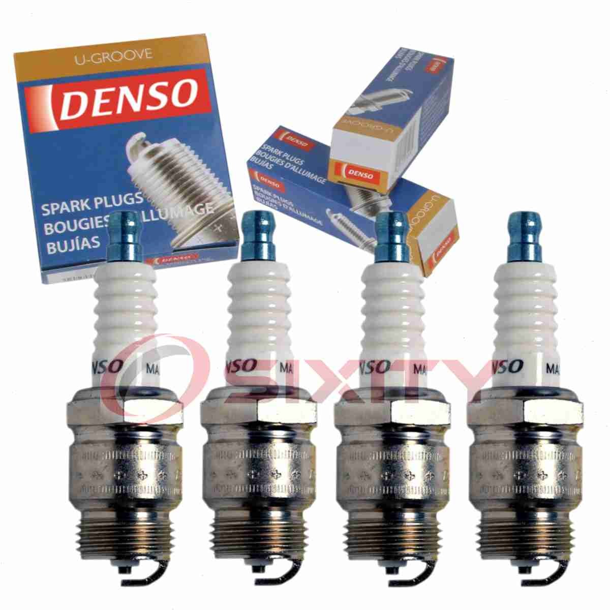4 pc DENSO 5013 Standard U-Groove Spark Plugs for MA20PR-U BSF44P BSF44C ur
