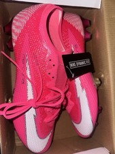 Nike Men s Pink/White Soccer Cleats Low Top L...
