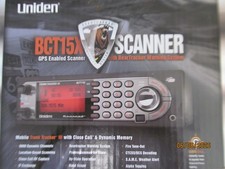 Uniden BCT15X BearTracker Mobile Tracking Scanner - Black with gps receiver