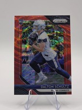2018 Panini Prizm - Rookie Dalton Schultz #277 Red Wave Prizm /149 (RC)