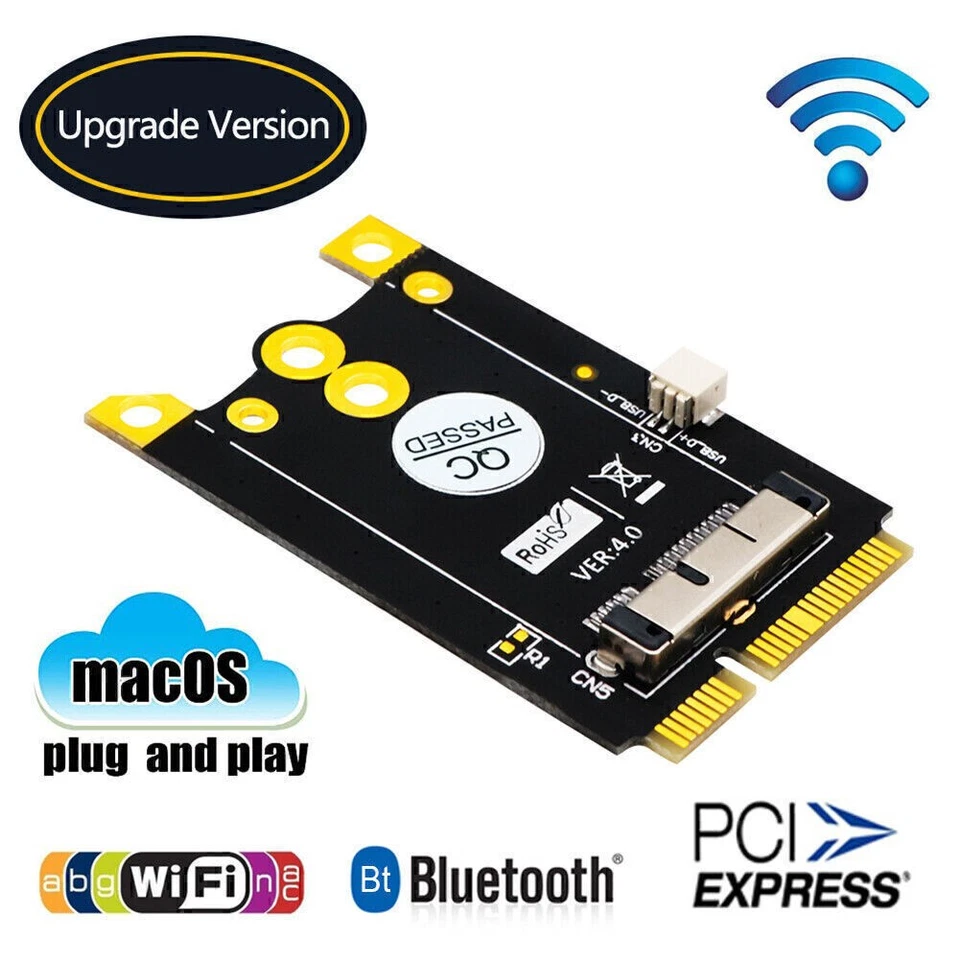 Mini PCI-E to 12+6 Pin WiFi Converter Board mPCI-e Wireless WLAN Adapter Module - Bild 2 von 4