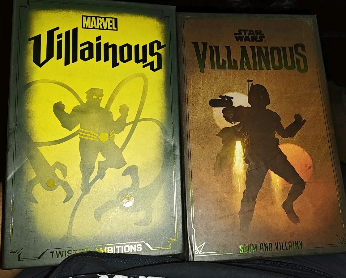 Lot Of 2 Ravensburger Sealed Star Wars And Marvel Villainous Games NEW
