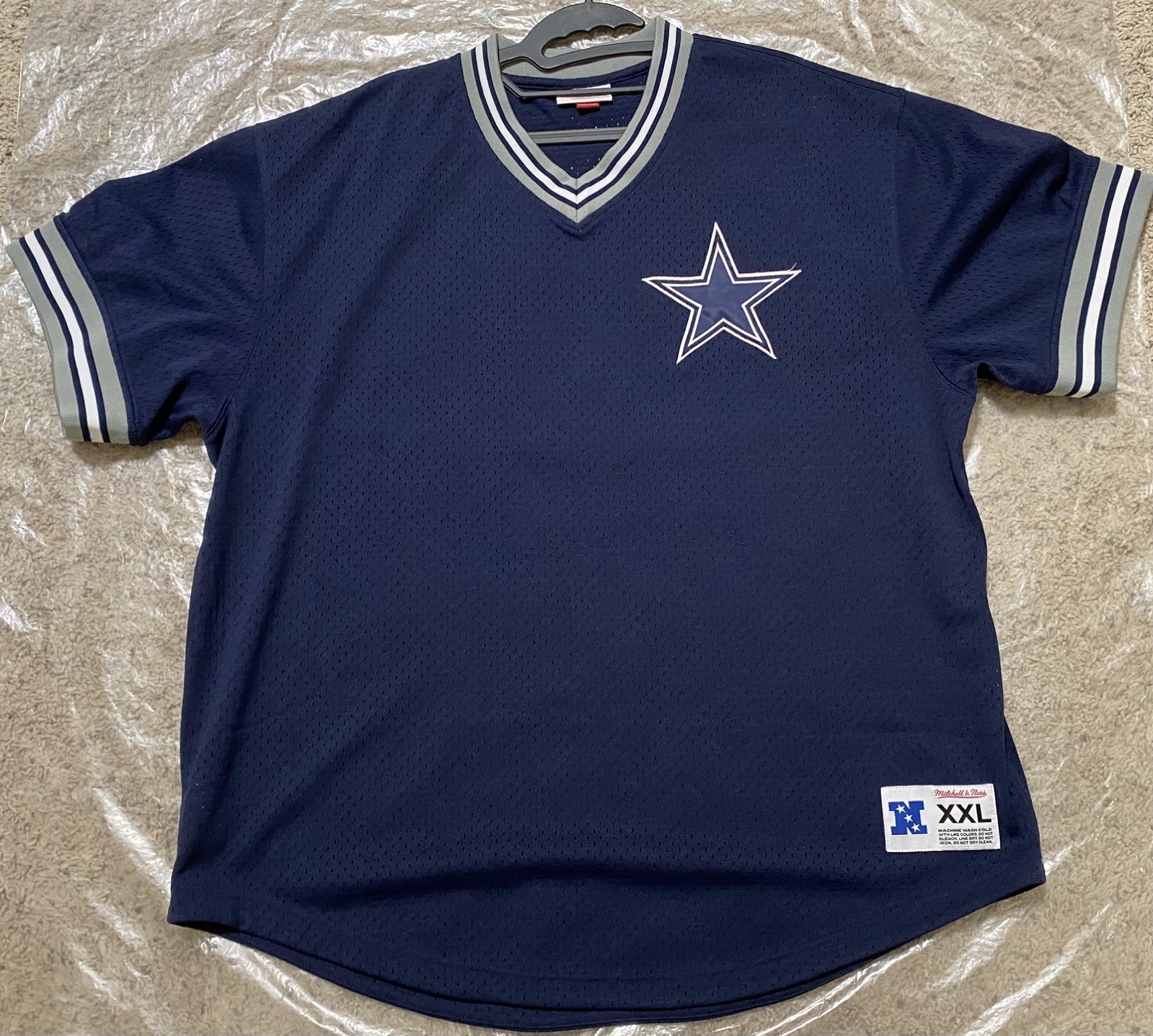 DALLAS COWBOYS MITCHELL & NESS JERSEY SHIRT BNWOT MENS SIZE 2XL