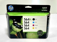 NEW Genuine HP 564xl Black  Color Combo Pack Ink Cartridge Exp 2014
